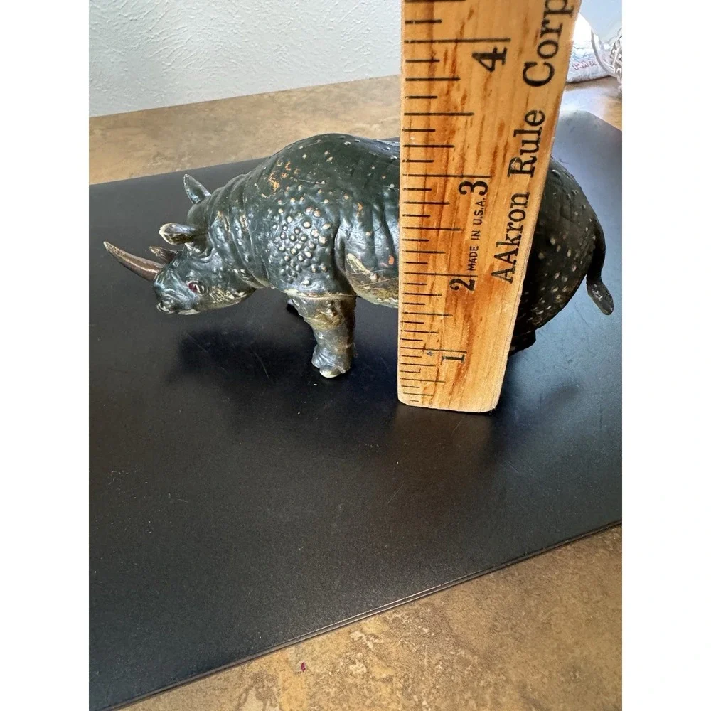 Rubber Toy Hippopotamus And Rhino AAA